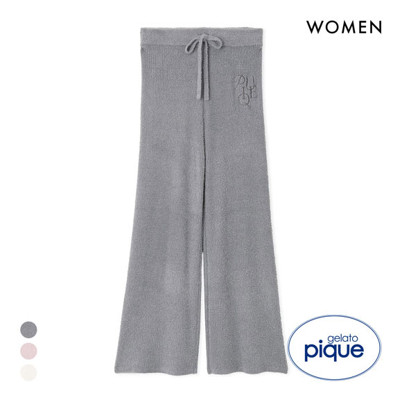 ジェラートピケ レディース 調温スムーズィーリブロングパンツ ジェラピケ パジャマ ルームウェア gelato pique