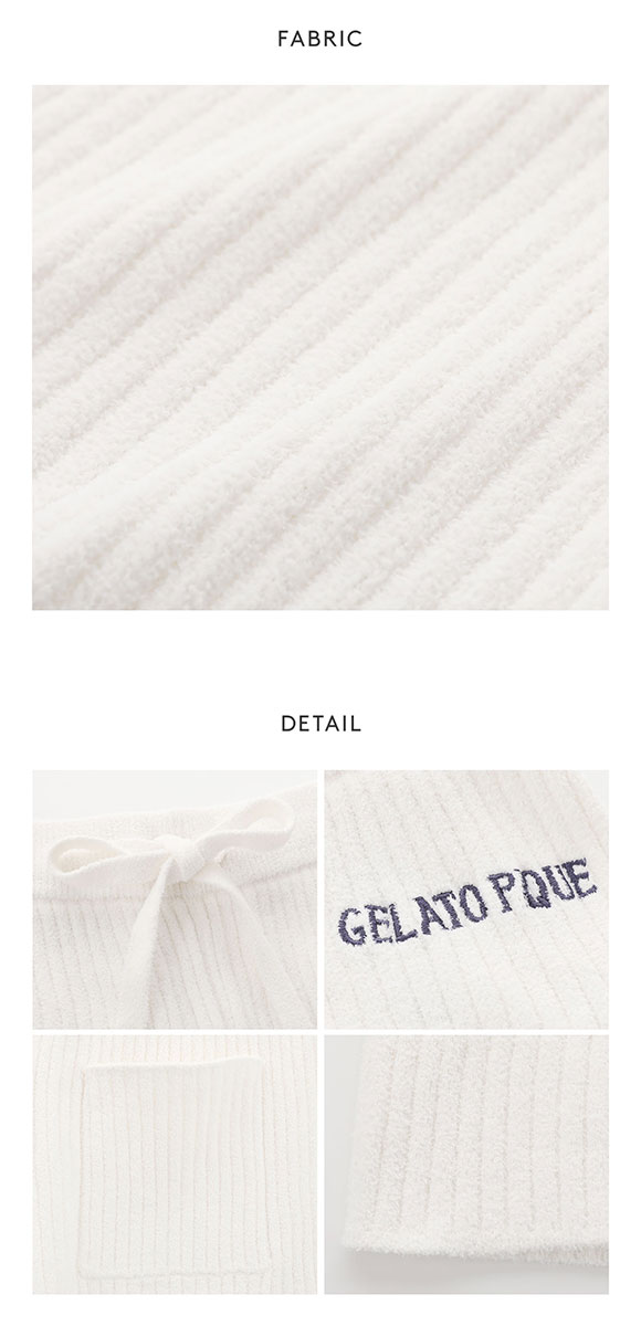 ジェラートピケ レディース リブショートパンツ ジェラピケ パジャマ ルームウェア gelato pique
