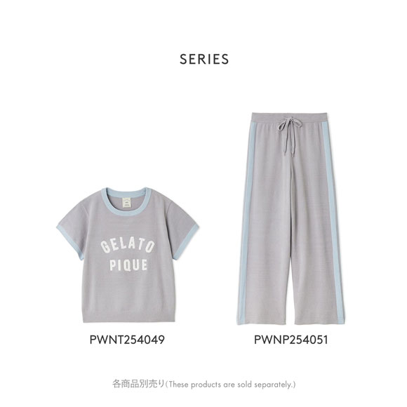 ジェラートピケ レディース エアリーモコラインロングパンツ ジェラピケ パジャマ ルームウェア gelato pique