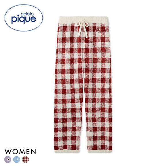 ジェラートピケ レディース 3柄ジャガードロングパンツ ジェラピケ パジャマ ルームウェア gelato pique