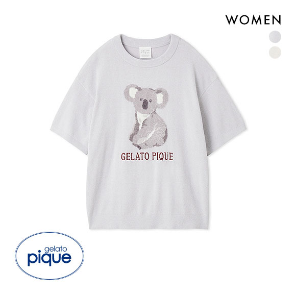 ジェラートピケ レディース コアラジャガードプルオーバー ジェラピケ パジャマ ルームウェア gelato pique