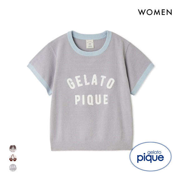 ジェラートピケ レディース エアリーモコモチーフジャガードリンガープルオーバー ジェラピケ パジャマ ルームウェア gelato pique
