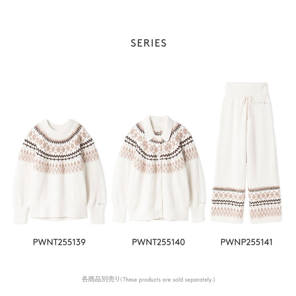 ジェラートピケ レディース ノルディックプルオーバー ジェラピケ パジャマ ルームウェア gelato pique