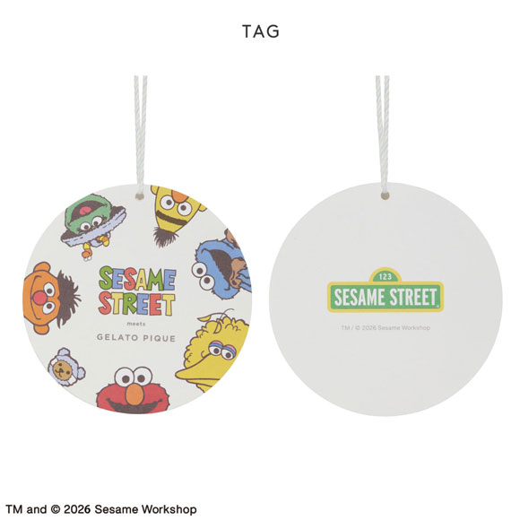 ジェラートピケ SESAME STREET エアリーモコジャガードプルオーバー＆ショートパンツセット ジェラピケ セサミストリート gelato pique