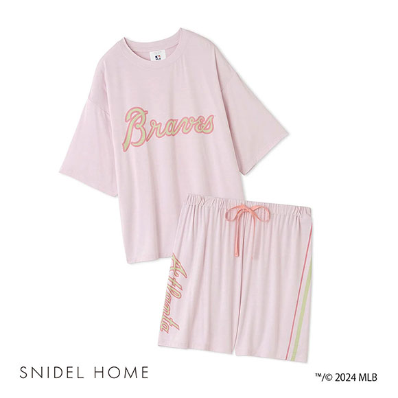 スナイデルホーム SNIDEL HOME 【MLB】カットソーセットアップ 上下セット パジャマ ルームウェア