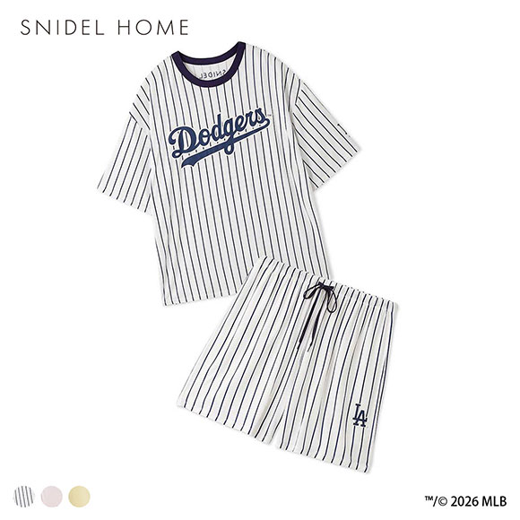 スナイデルホーム MLB Tシャツセットアップ パジャマ ルームウェア SNIDEL HOME