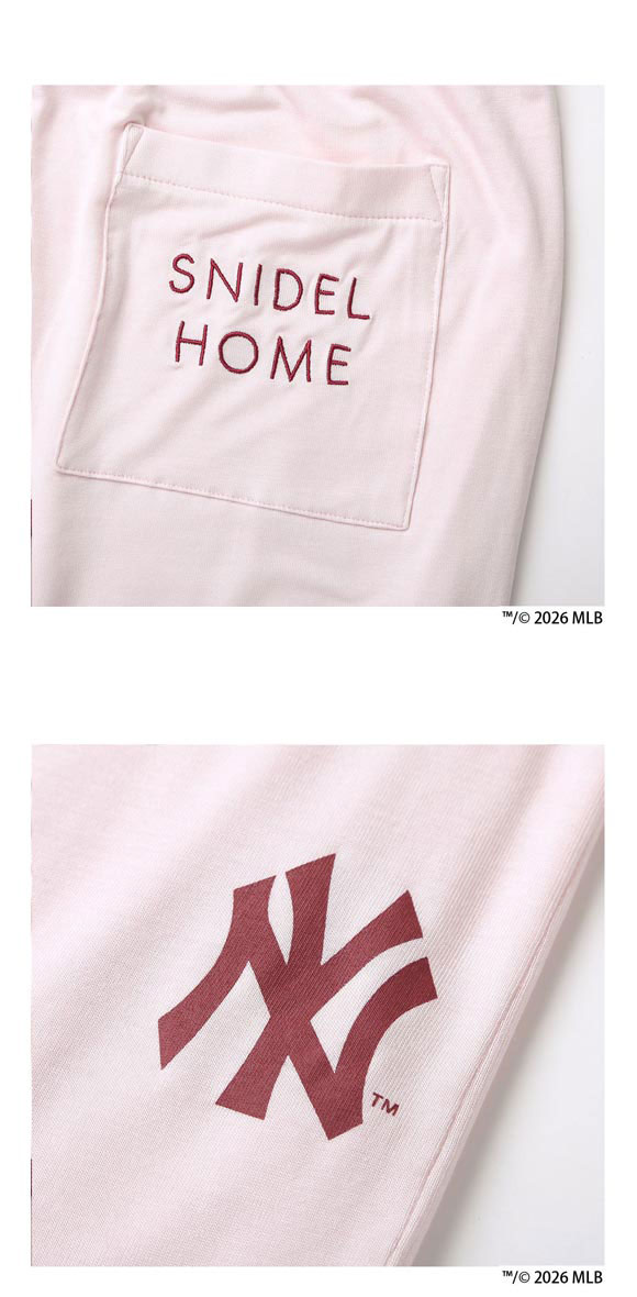 スナイデルホーム MLB Tシャツセットアップ パジャマ ルームウェア SNIDEL HOME