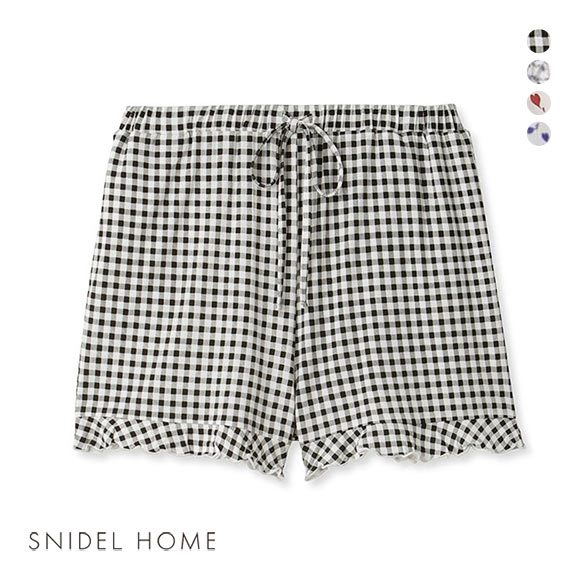 スナイデルホーム SNIDEL HOME 【Eco Rayon】ショートパンツ パジャマ ルームウェア