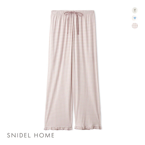 スナイデルホーム バリエロングパンツ パジャマ ルームウェア SNIDEL HOME