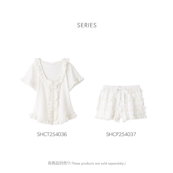 スナイデルホーム フリルレースカットショートパンツ SNIDEL HOME