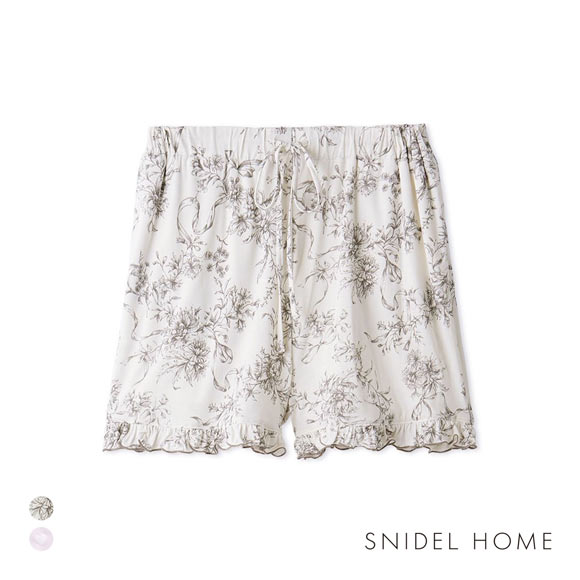 スナイデルホーム 接触冷感 カットレーヨンショートパンツ SNIDEL HOME