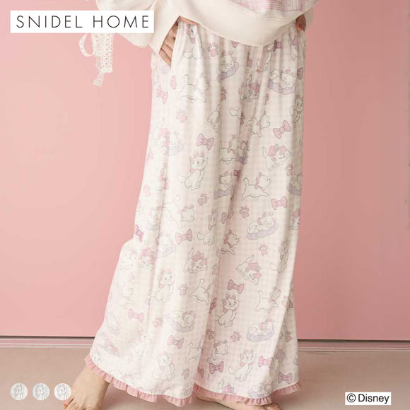 スナイデルホーム The Aristocats 総柄ロングパンツ パジャマ ルームウェア SNIDEL HOME