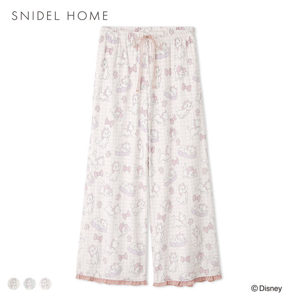 スナイデルホーム The Aristocats 総柄ロングパンツ パジャマ ルームウェア SNIDEL HOME