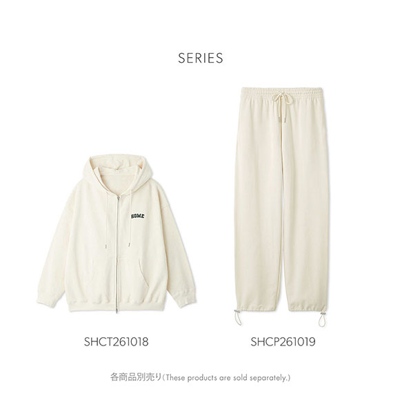 スナイデルホーム SNIDEL HOME × 新木優子 スウェットロングパンツ パジャマ ルームウェア