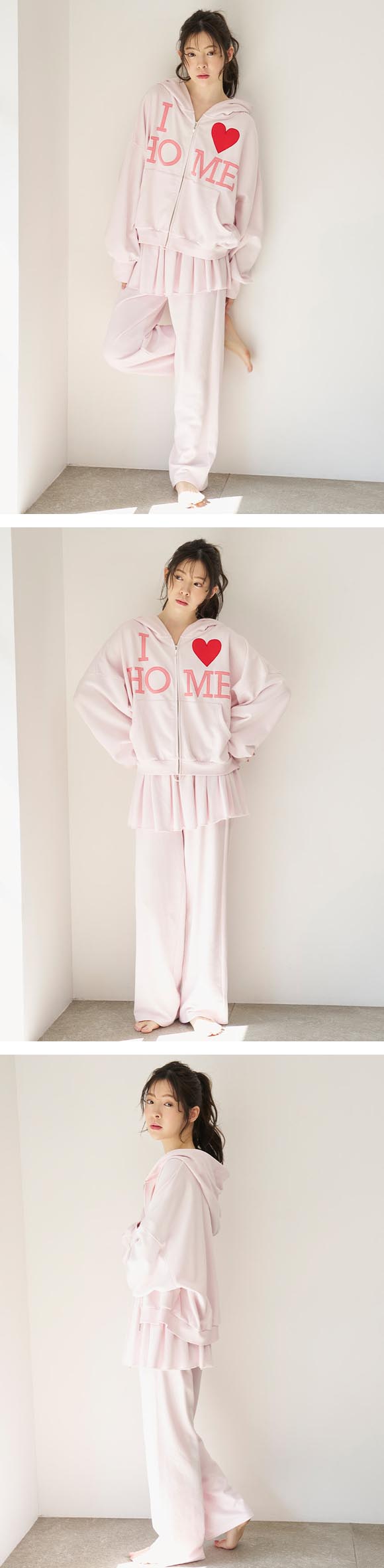 スナイデルホーム ボンディングスウェットパンツ パジャマ ルームウェア SNIDEL HOME