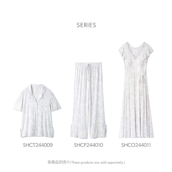 スナイデルホーム SNIDEL HOME カットレーヨン開襟トップス パジャマ ルームウェア