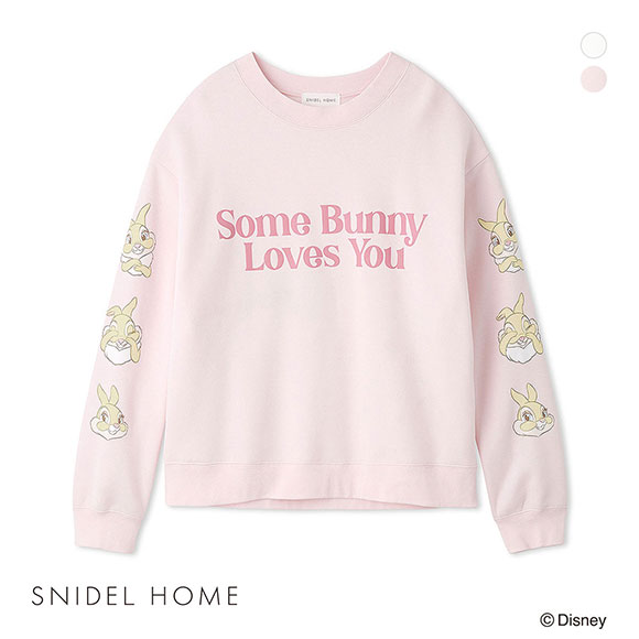 スナイデルホーム SNIDEL HOME 【Bambi】スウェット パジャマ ルームウェア