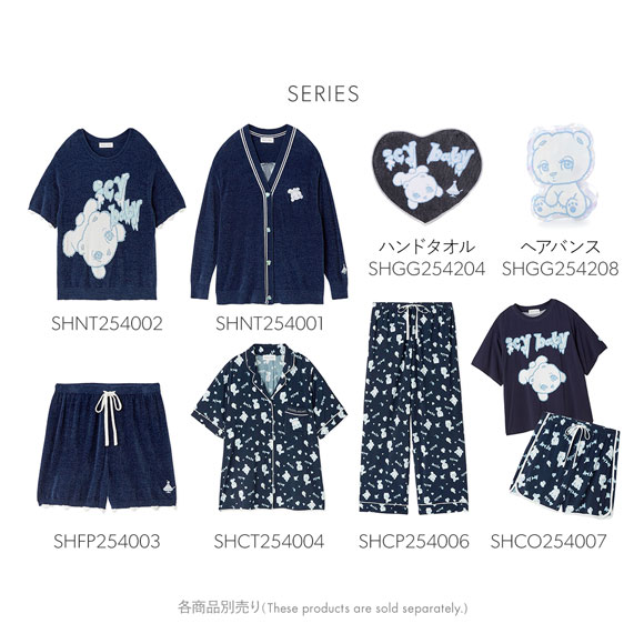 スナイデルホーム icy baby 接触冷感 総柄開襟シャツ パジャマ ルームウェア SNIDEL HOME