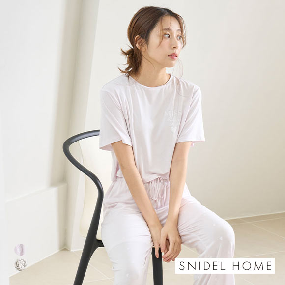 スナイデルホーム 接触冷感 カットレーヨンTシャツ SNIDEL HOME