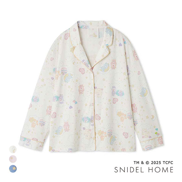 スナイデルホーム Care Bears(TM) 開襟シャツ ケアベア SNIDEL HOME
