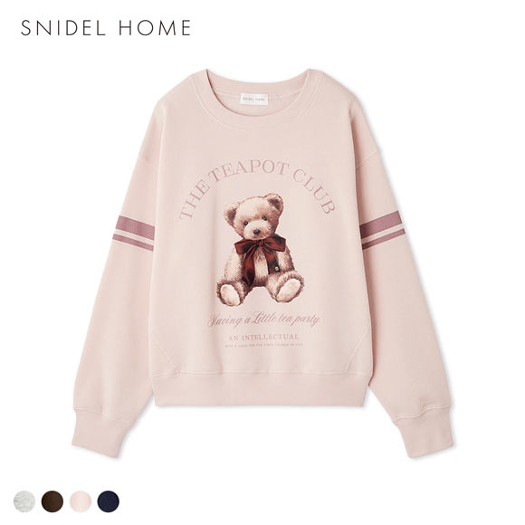 スナイデルホーム Bearスウェットプルオーバー　SNIDEL HOME