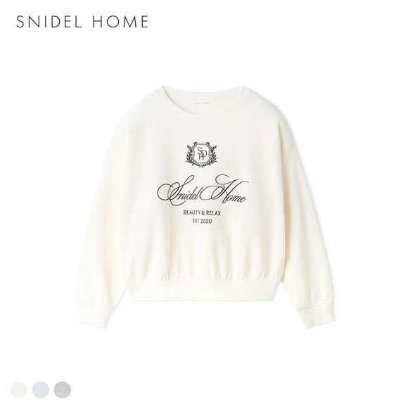 スナイデルホーム スウェットプルオーバー SNIDEL HOME パジャマ ルームウェア