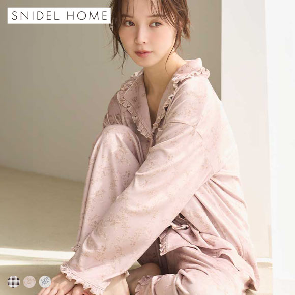 スナイデルホーム シルキーフリース開襟シャツ SNIDEL HOME