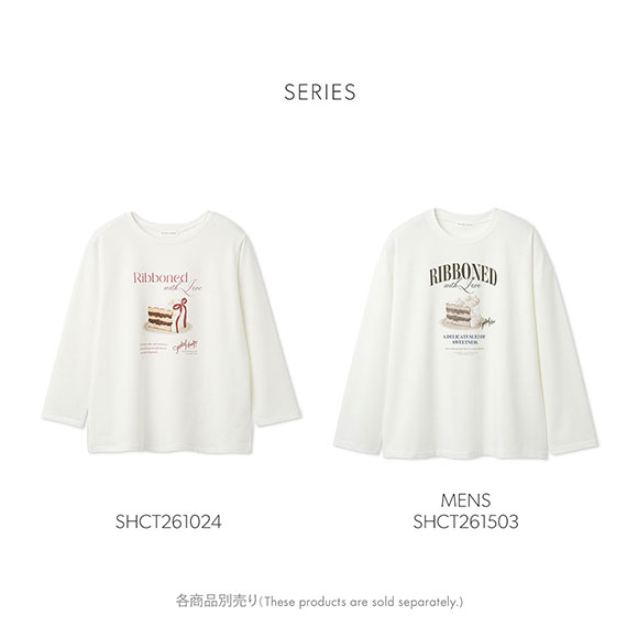 スナイデルホーム ケーキモチーフロングTシャツ パジャマ ルームウェア SNIDEL HOME Valentine バレンタイン