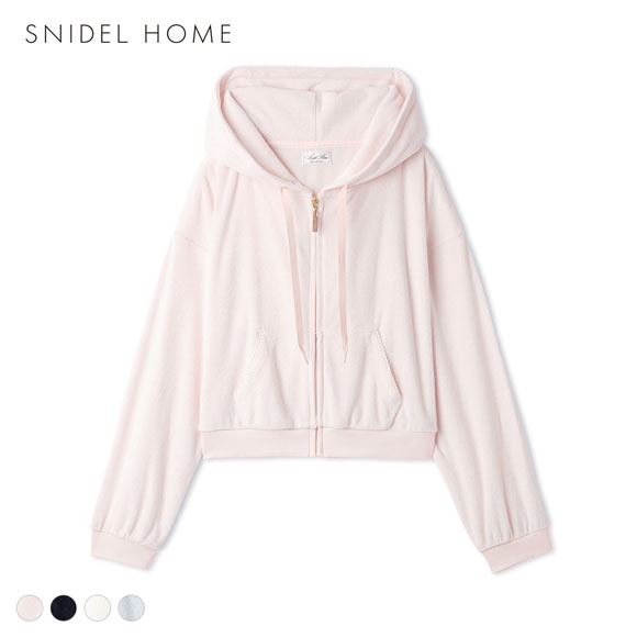スナイデルホーム SorbetLight 接触冷感 パイルパーカー パジャマ ルームウェア SNIDEL HOME