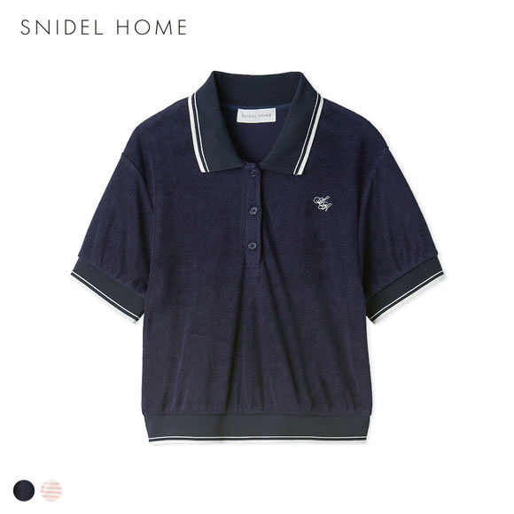 スナイデルホーム パイルポロプルオーバー パジャマ ルームウェア SNIDEL HOME