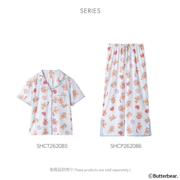 スナイデルホーム BUTTERBEAR 開襟シャツ パジャマ ルームウェア SNIDEL HOME バターベア