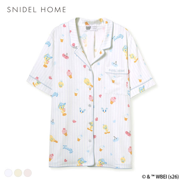 スナイデルホーム Tweety 開襟シャツ ルームウェア パジャマ SNIDEL HOME