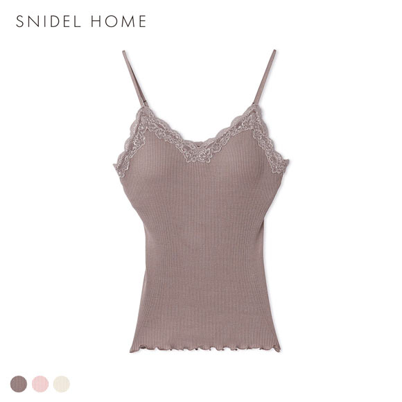 スナイデルホーム silk カップインキャミソール カップイン カップ付き パジャマ ルームウェア SNIDEL HOME
