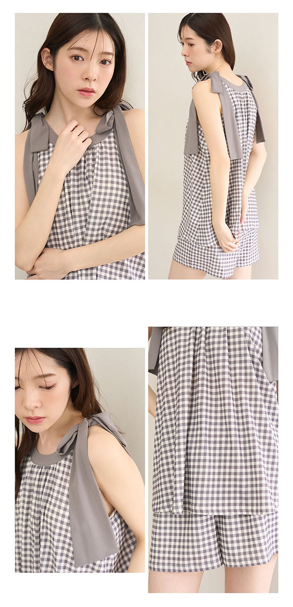 スナイデルホーム リボンセットアップ パジャマ ルームウェア SNIDEL HOME