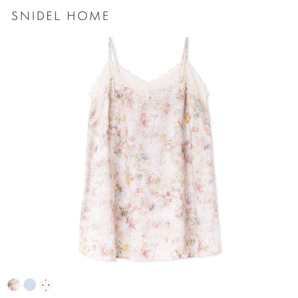 スナイデルホーム サテンジャガードチュニック パジャマ ルームウェア SNIDEL HOME