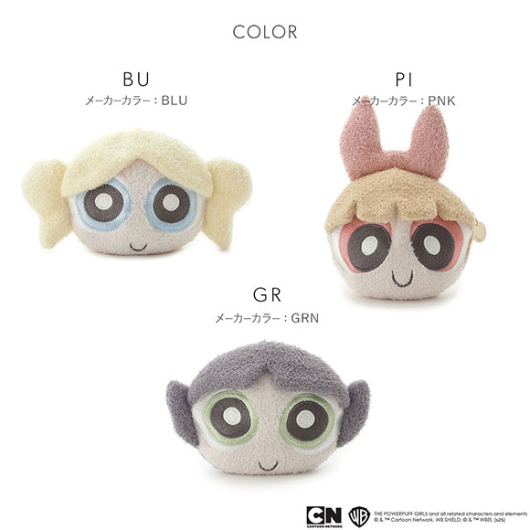 スナイデルホーム パワーパフ ガールズ フェイスニットポーチ The Powerpuff Girls　SNIDEL HOME