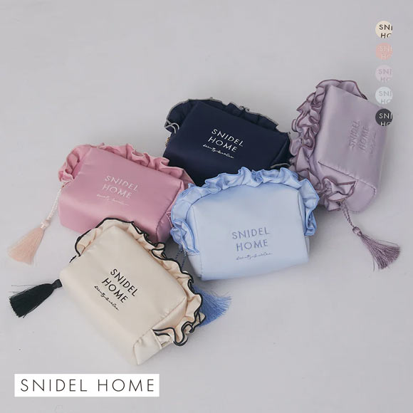 スナイデルホーム フリルポーチ SNIDEL HOME