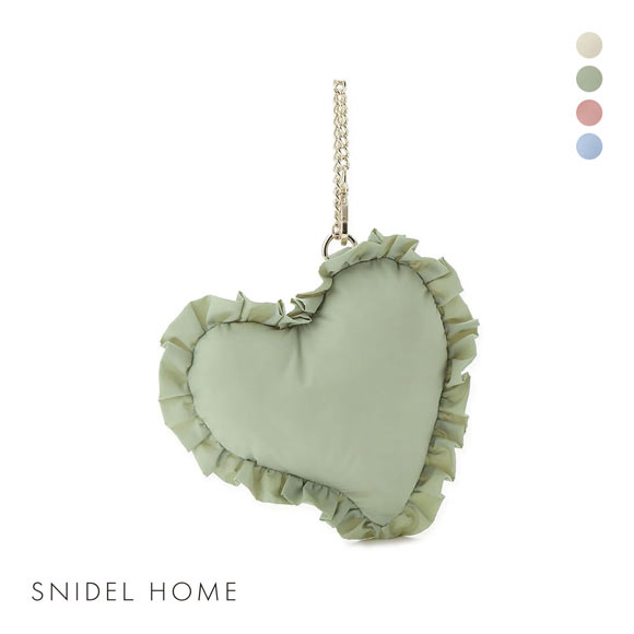 スナイデルホーム パフハートポーチ SNIDEL HOME