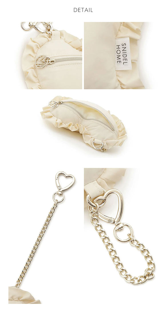 スナイデルホーム パフハートポーチ SNIDEL HOME