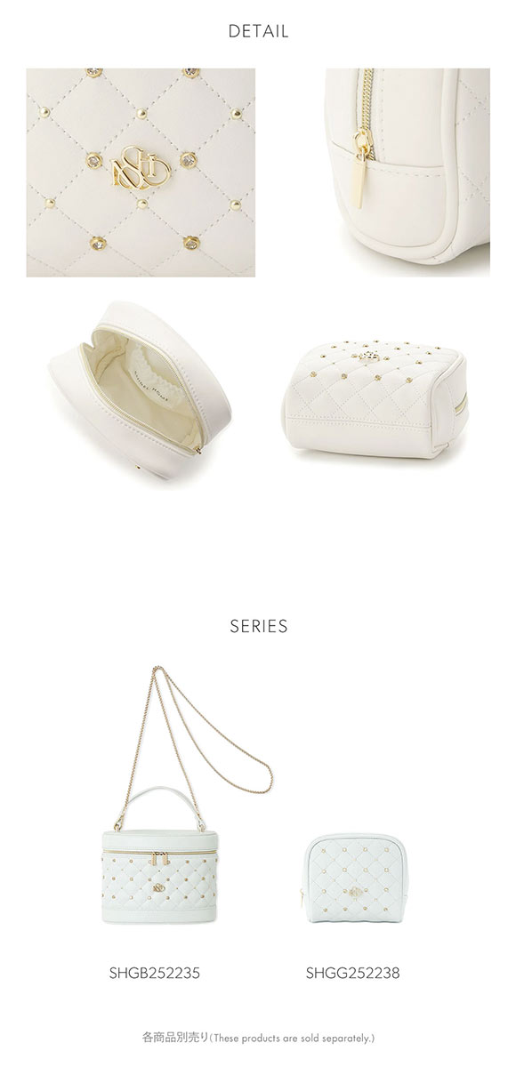 スナイデルホーム ビジューキルティングポーチ SNIDEL HOME