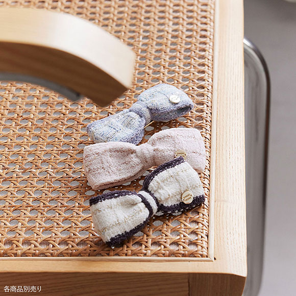 スナイデルホーム ラメニットリボンピン SNIDEL HOME