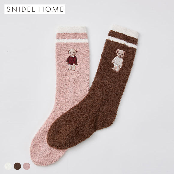 スナイデルホーム Bearニットソックス SNIDEL HOME