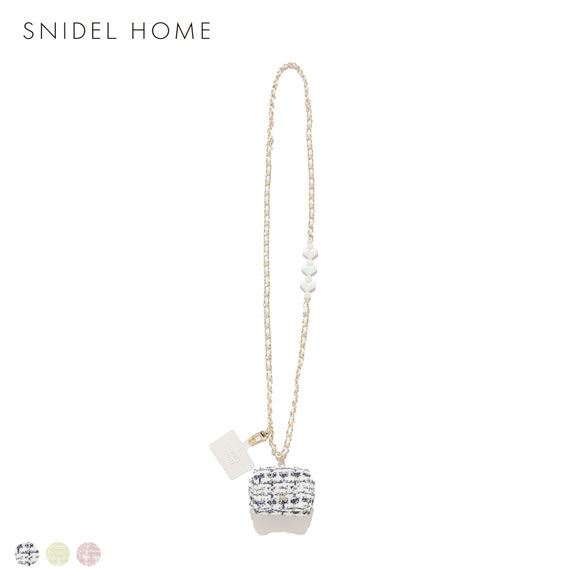 スナイデルホーム ツイードミニチャームストラップ SNIDEL HOME