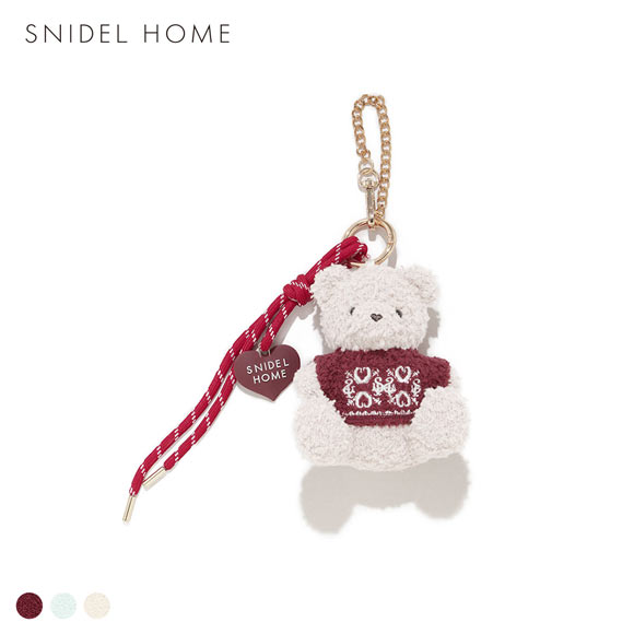 スナイデルホーム ニットクマチャーム SNIDEL HOME