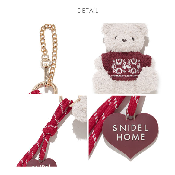 スナイデルホーム ニットクマチャーム SNIDEL HOME