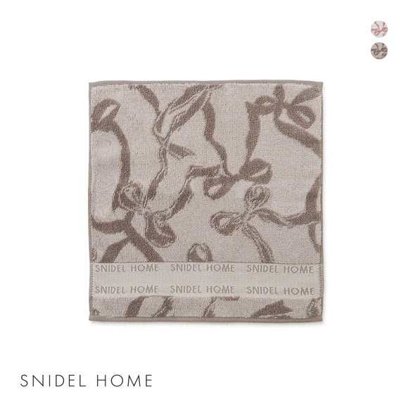スナイデルホーム リボンジャカードハンドタオル SNIDEL HOME