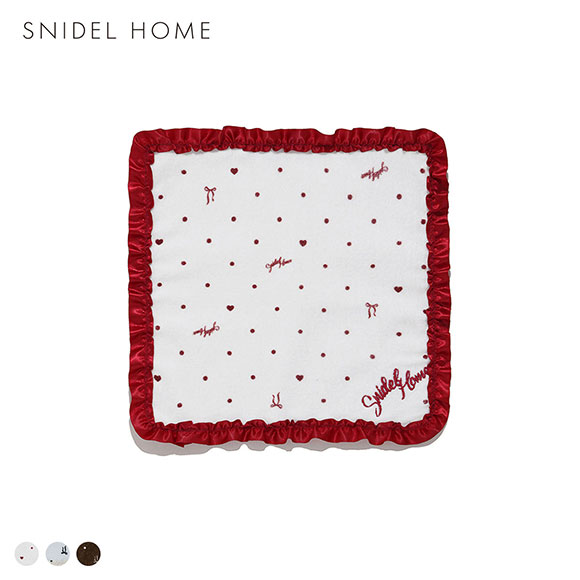 スナイデルホーム フリルハンドタオル SNIDEL HOME Valentine バレンタイン