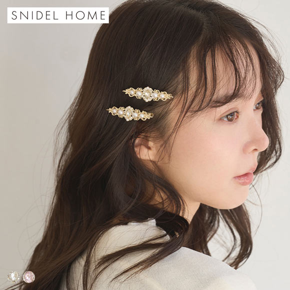 スナイデルホーム ビジューヘアピン×ミニ缶セット SNIDEL HOME