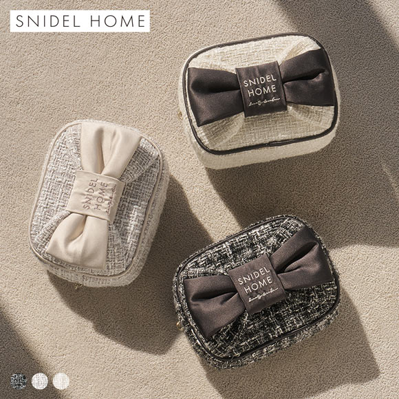 スナイデルホーム ツイードリボンポーチ SNIDEL HOME