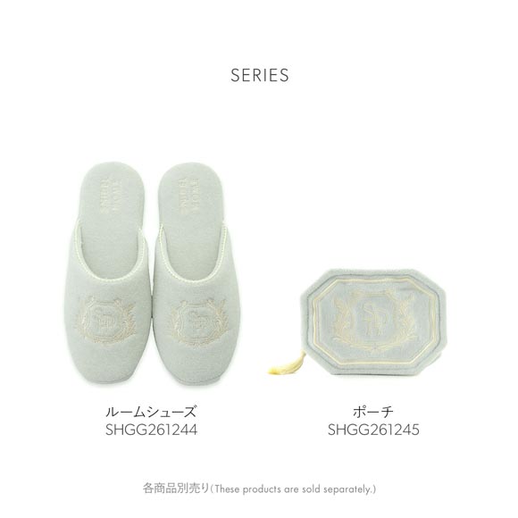 スナイデルホーム sorbet light エンブレムパイルポーチ SNIDEL HOME